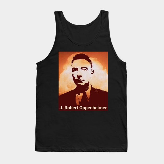 Oppenheimer - Sepia on Trinity Tank Top by Distinct Designs NZ